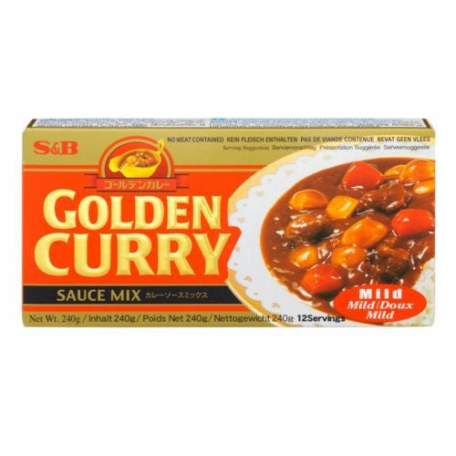 "S&B" GOLDEN CURRY MILD 220G (60)