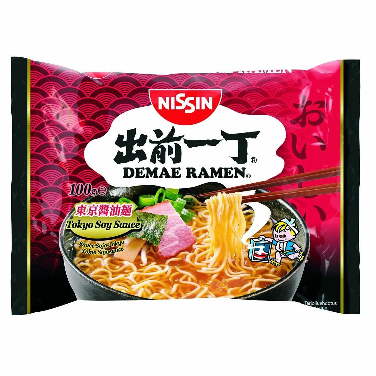 "NISSIN" DEMAE RAMEN SOJASAUS 100G (30)