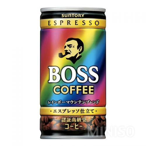 "SUNTORY' BOSS COFFEE RAINBOW MOUNTAIN BLEND WITH MILK 185G(30)