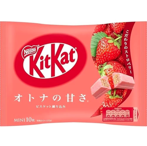 "NESTLE" KITKAT MINI STRAWBERRY 10P 113G