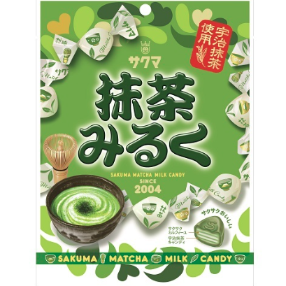 "SAKUMA SEIKA" MATCHA MILK CANDY 58G (10)