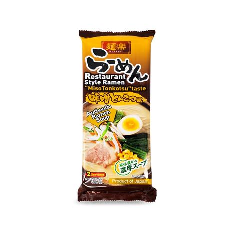 Restaurant Style Ramen Miso To nkotsu Taste (Menraku) 186g