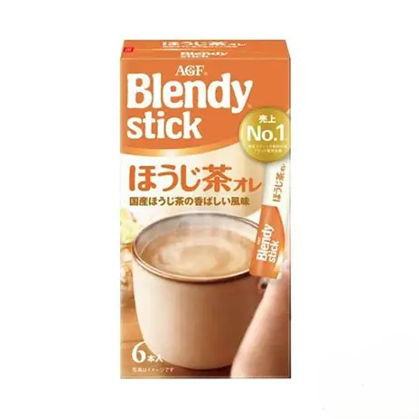 "AGF" BLENDY STICK HOJICHA AU LAIT 6P 60G
