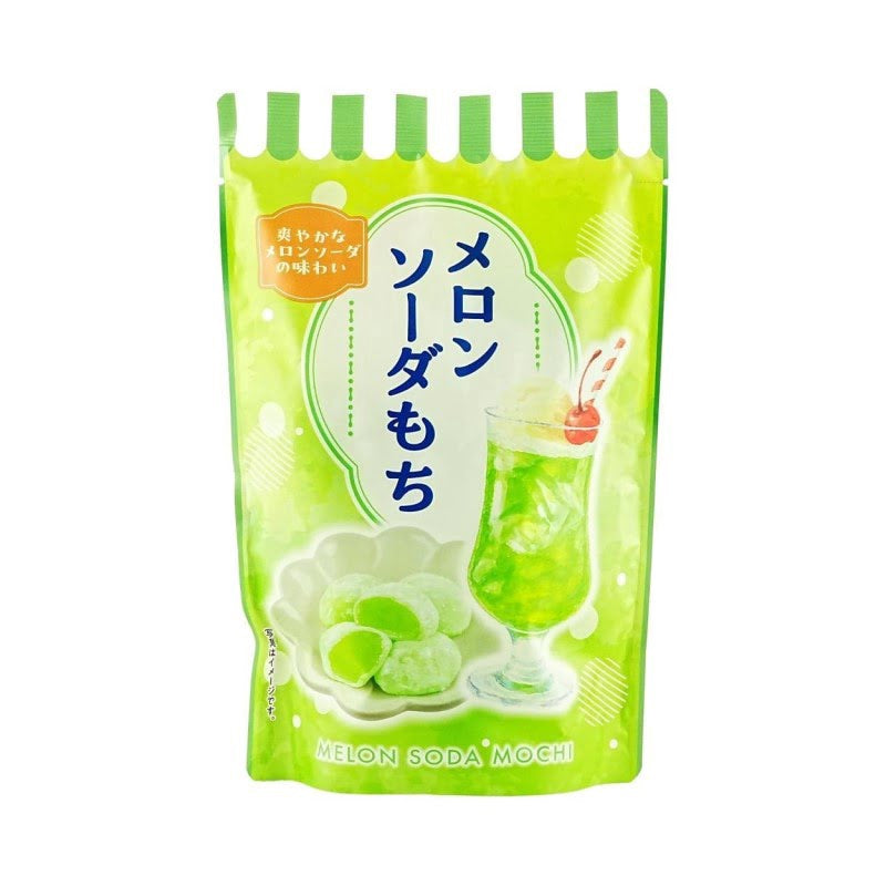 "SEIKI"Melon Soda Mochi Stand Pack 130g(12)