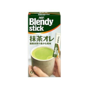 "AGF" BLENDY STICK MATCHA AU LAIT 6PCS