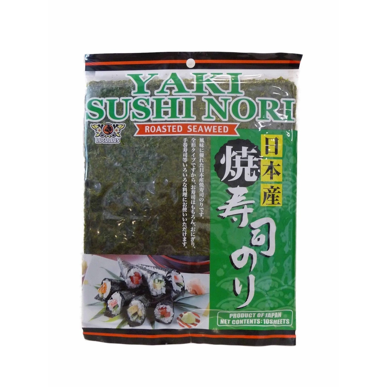 "LUCULLUS" NIHONSAN YAKINORI SUSHI 10 STUKS (50)
