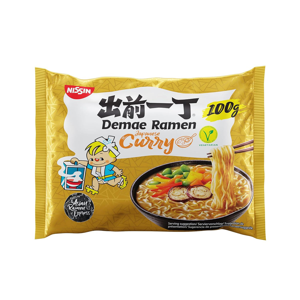 "NISSIN" DEMAE RAMEN CURRY 100G(10)
