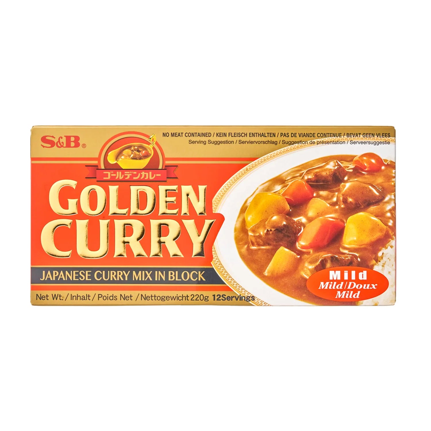 "S&B" GOLDEN CURRY DOUX 220G (60)
