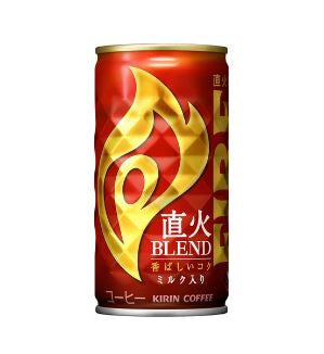 "KIRIN" FIRE JIKABI BLEND COFFEE CAN 185G(30)