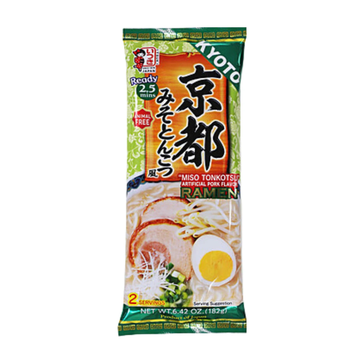 "ITSUKI" ANIMAL FREE KYOTO MISO TONKOTSU FU RAMEN 182G(12)