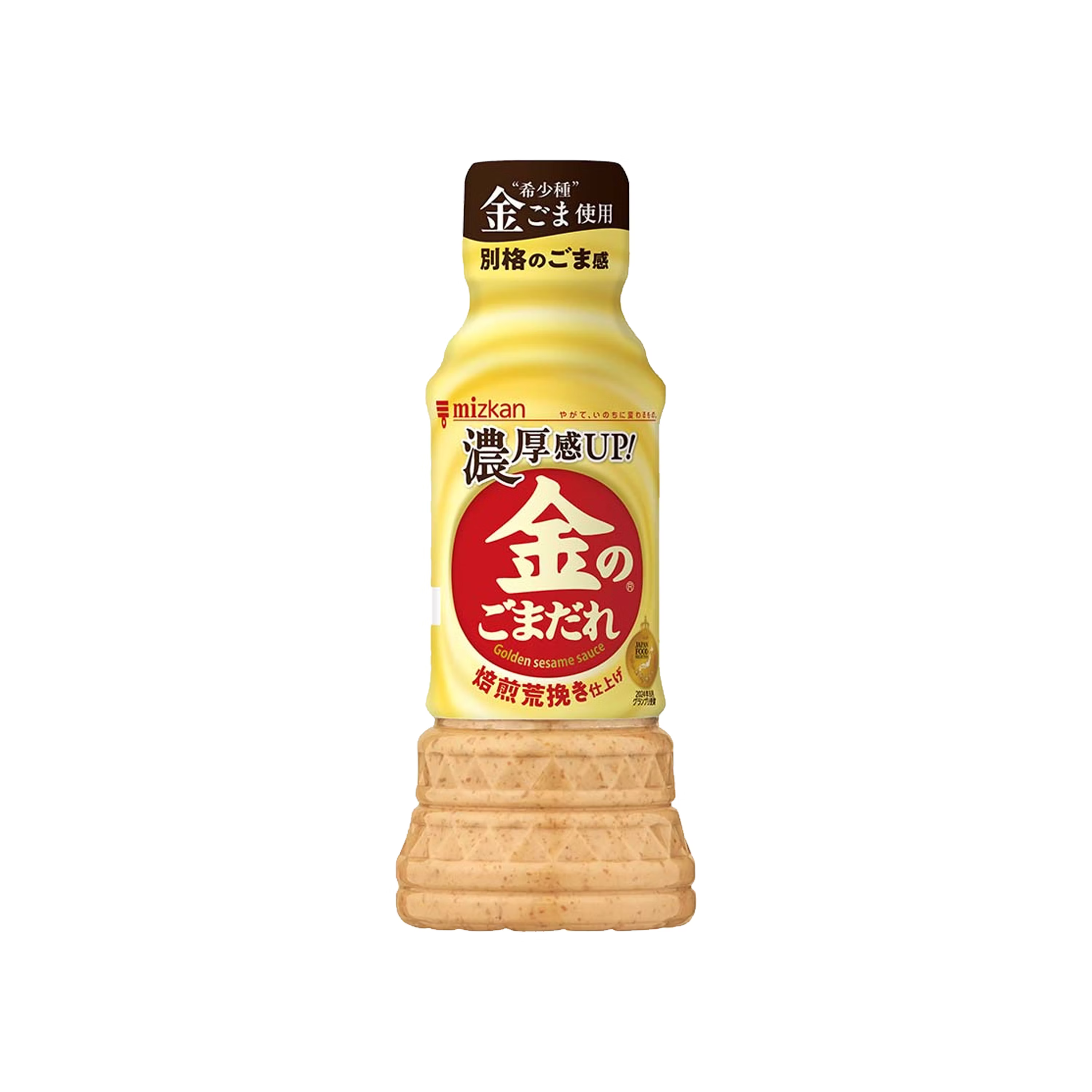 SAUCE SÉSAME « KIN NO GOMADARE » MIZKAN, FINITION TORRÉFIÉE ET GROSSIÈRE, 250 ML