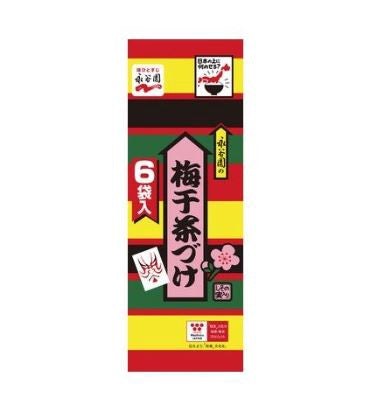 "NAGATANIEN" UMEBOSHI CHAZUKE 6P 33.6G